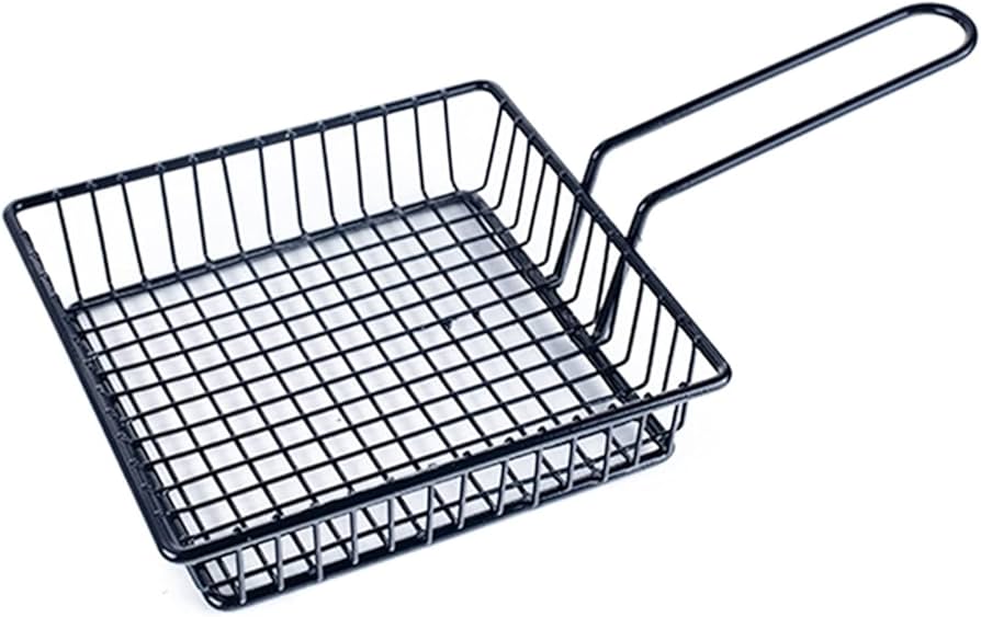 STAINLESS STEEL TRAY WITH WIRE MESH