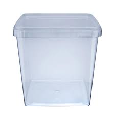 SQUARE FOOD CONTAINER WITH LID 5L